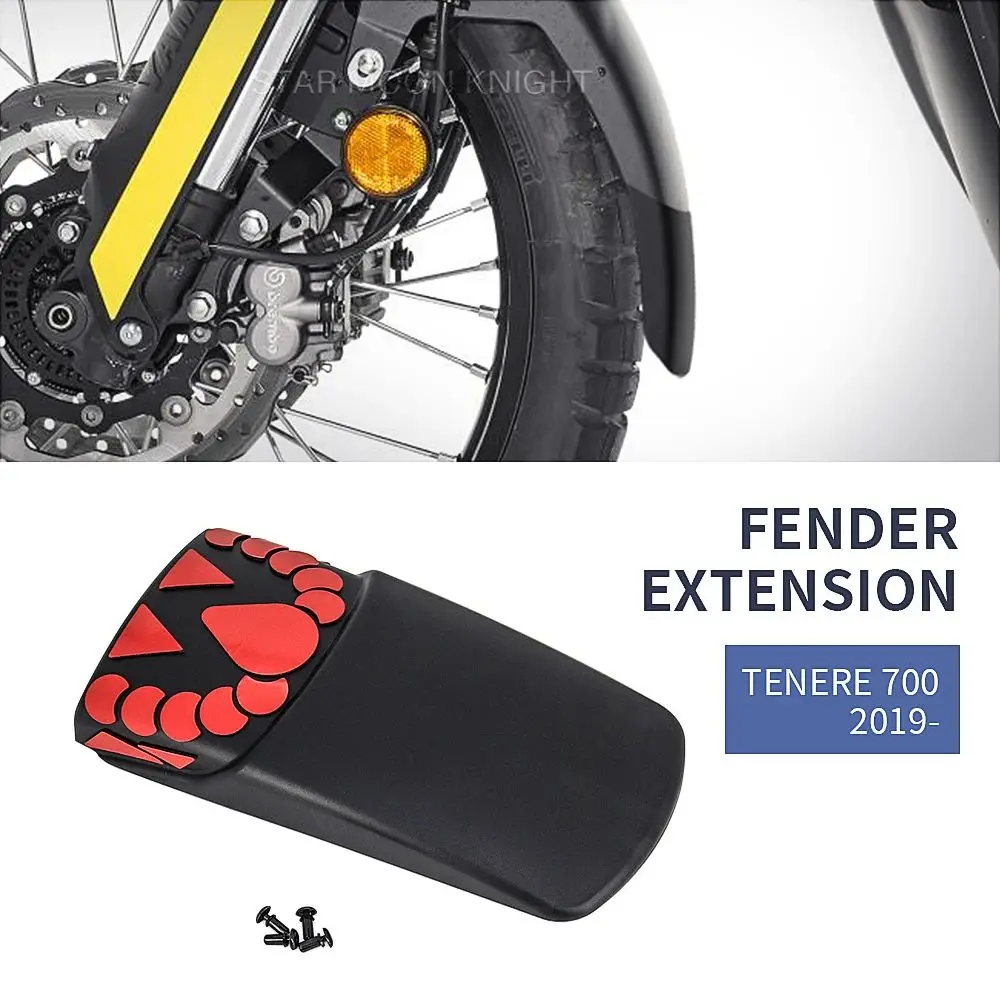 

Motorcycle Front Fender Mudguard Extender Extension Refit For Yamaha Tenere 700 XT700Z XTZ700 T700 T7 2019 2020 2021 2022