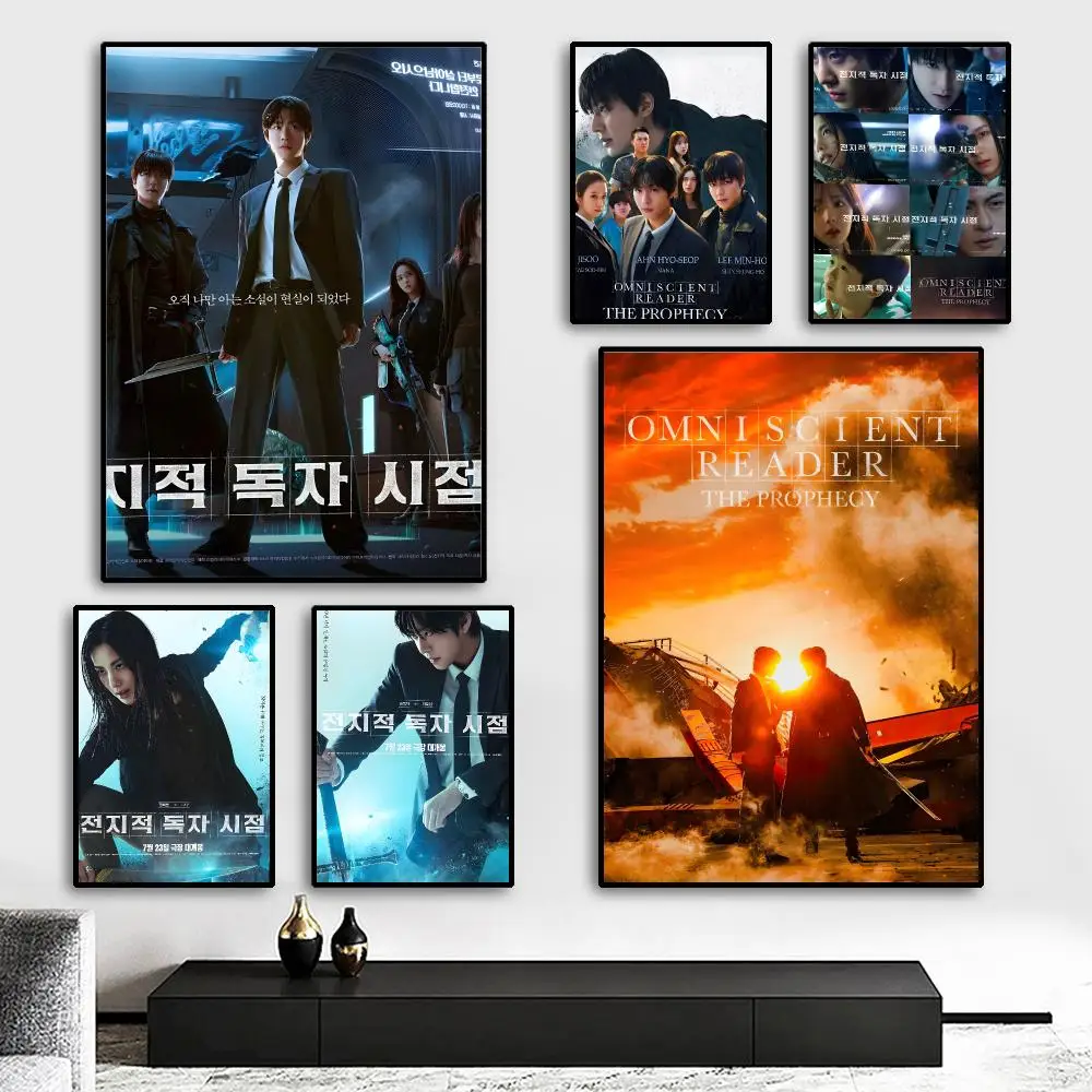 Movie O-Omniscient Reader The Prophecy Painting Calligraphy HD Canvas Poster living room bedroom bar aesthetic decoration