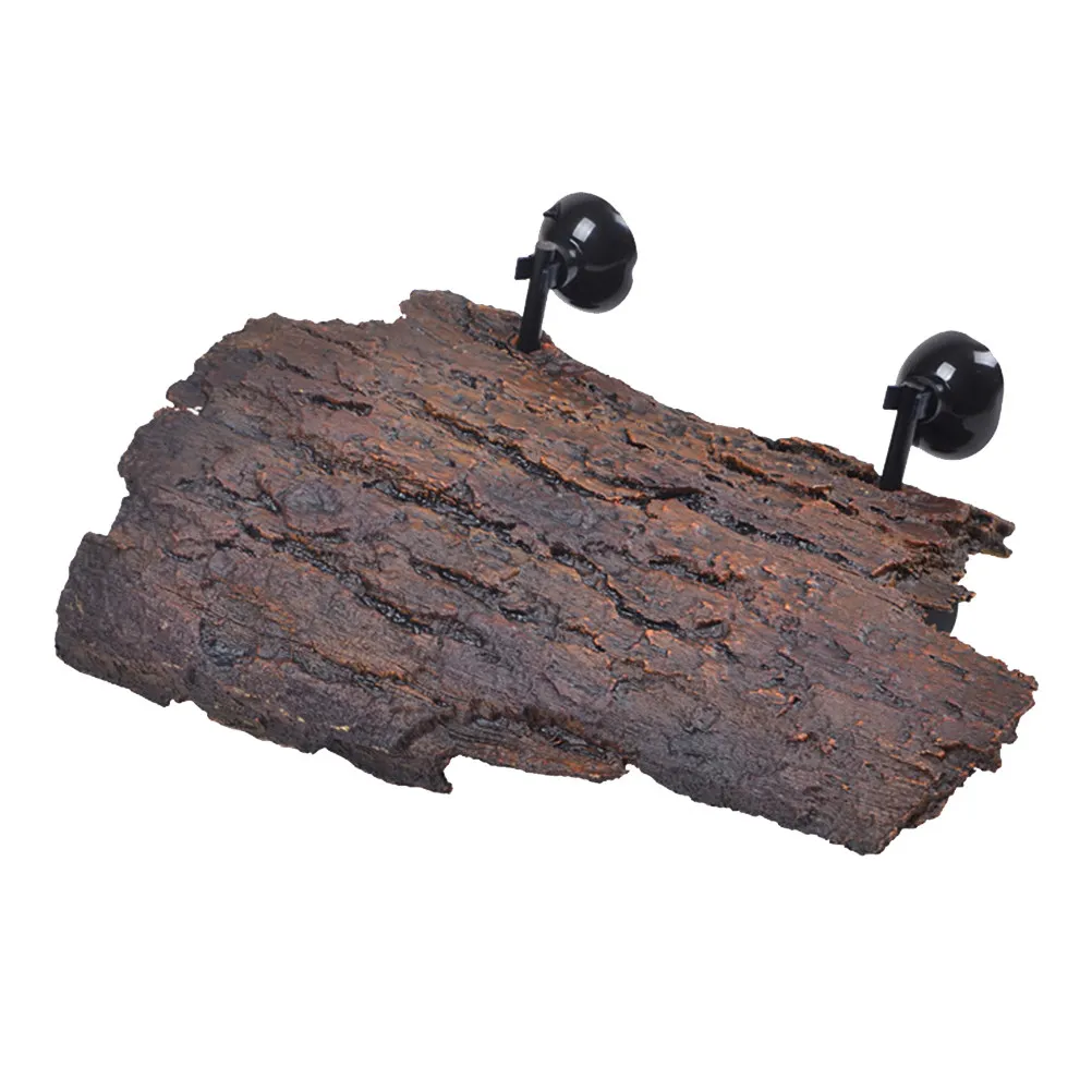 

Искусственная кора для аквариума: прочная, без запаха, с присосками, укрытие для рыбок, подстилка для растений, платформа для черепах, лежанка для загара