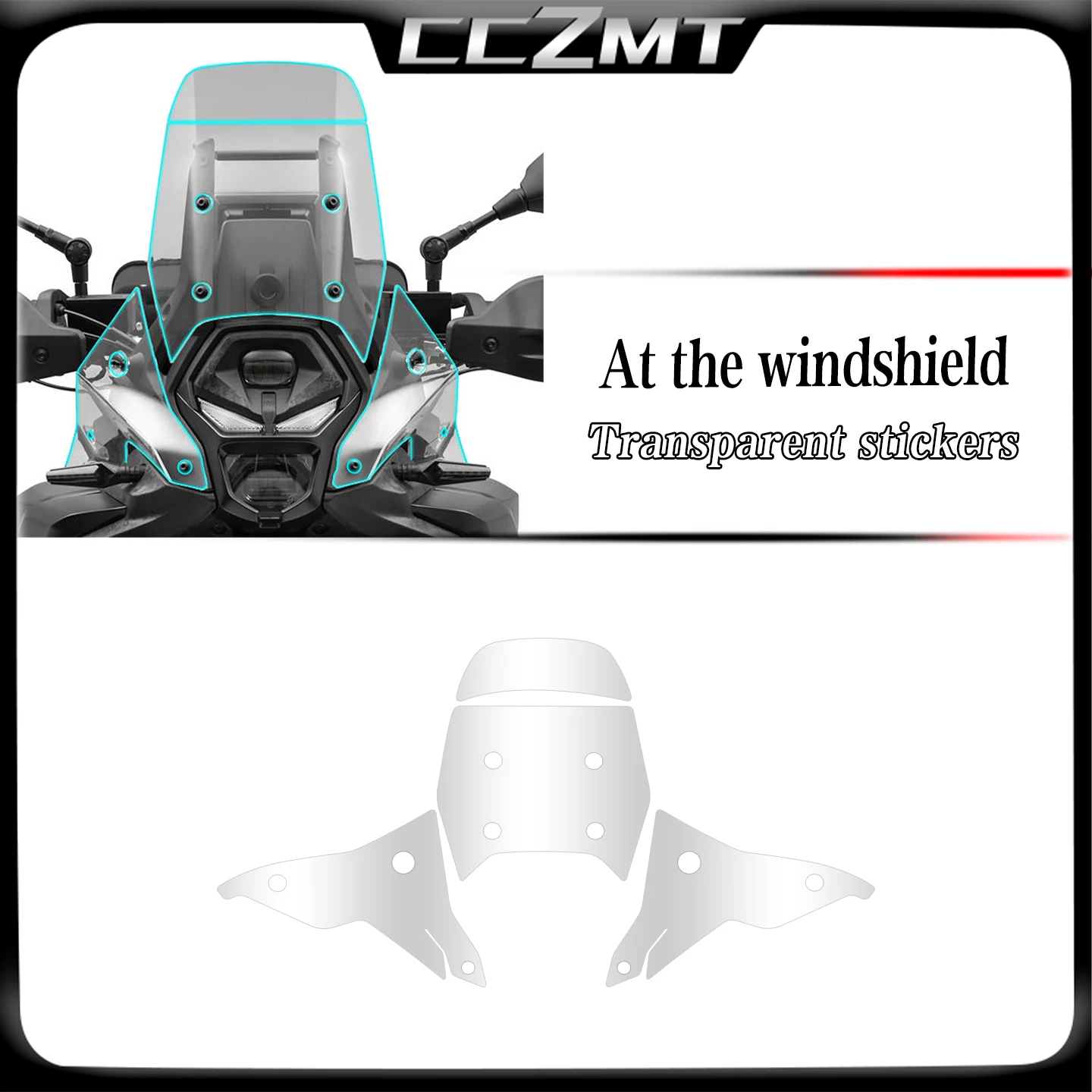 For VOGE DS800X ds800x 2026 transparent invisible car cover film oil tank anti scratch protection sticker modified accessories