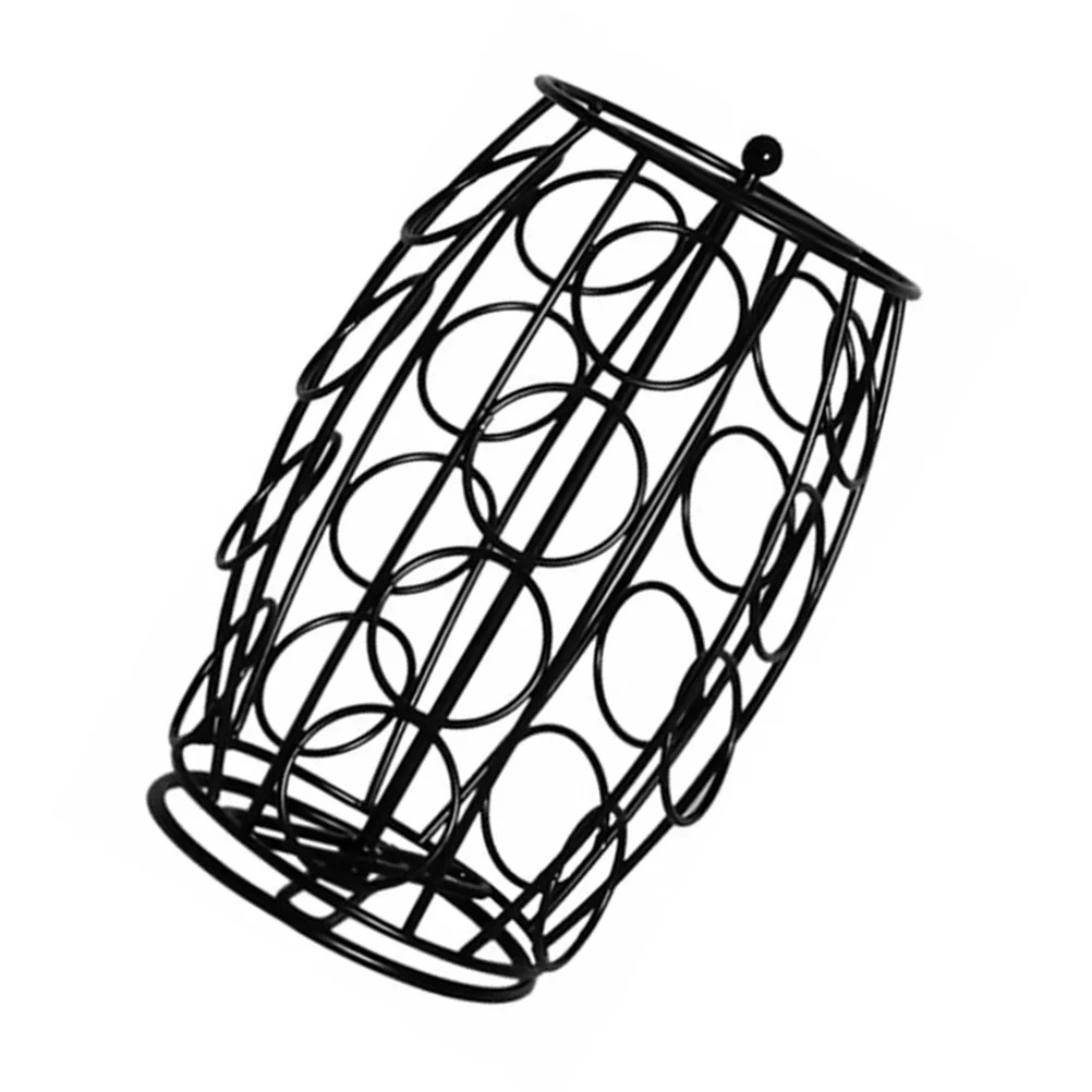 

Держатель для кофейных капсул, вращающаяся железная полка для хранения, вращение на 360 градусов для кухни, офиса, дома, органайзер для кофе, полка