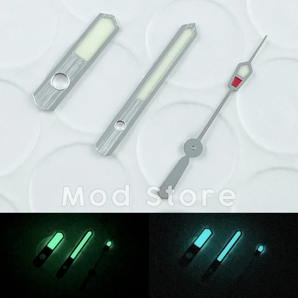 NH35 Hands High-End Hands Brushed C3 Green Luminous for NH35A NH36A 4R 7S Movement MM300 Marine SBDX001 Mod SKX BGW9 Lume