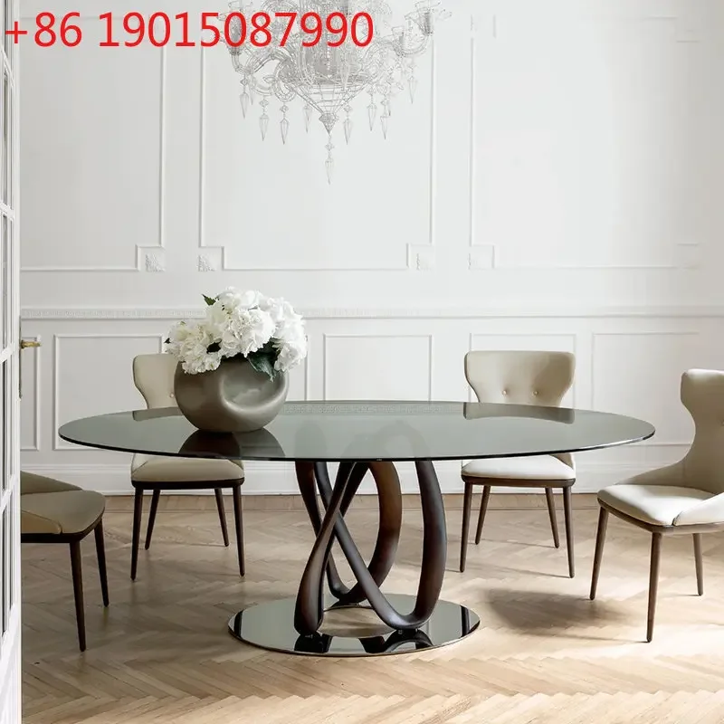 

Kitchen Fashion Dining Table Center Restaurant Lounge Reception Dining Table Luxury Poker Muebles Living Room Furniture