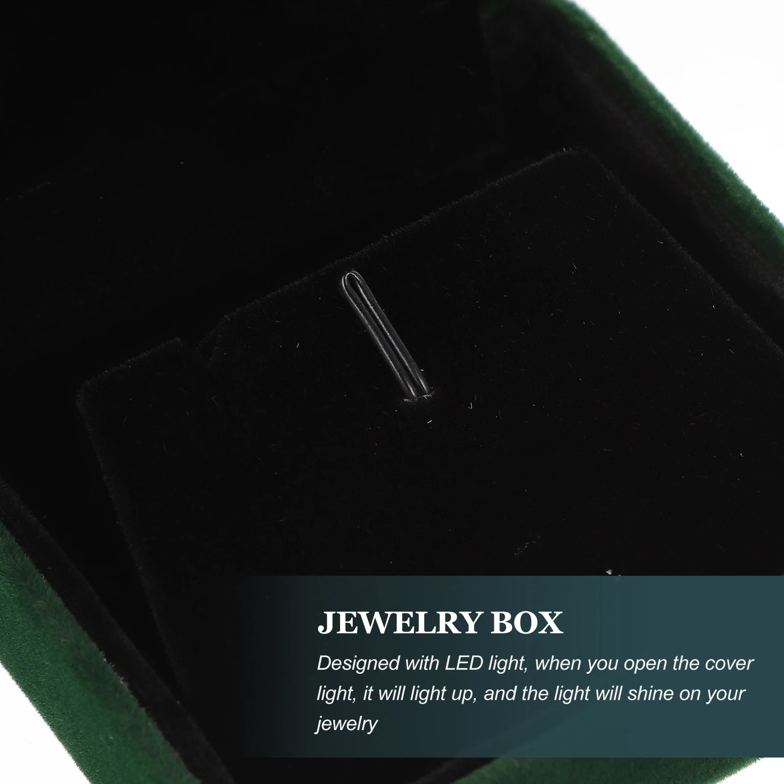 

Earring Box Light Protective Earring Box Storage Display Case Durable Material LED Vintage Jewelry Shop Home Use