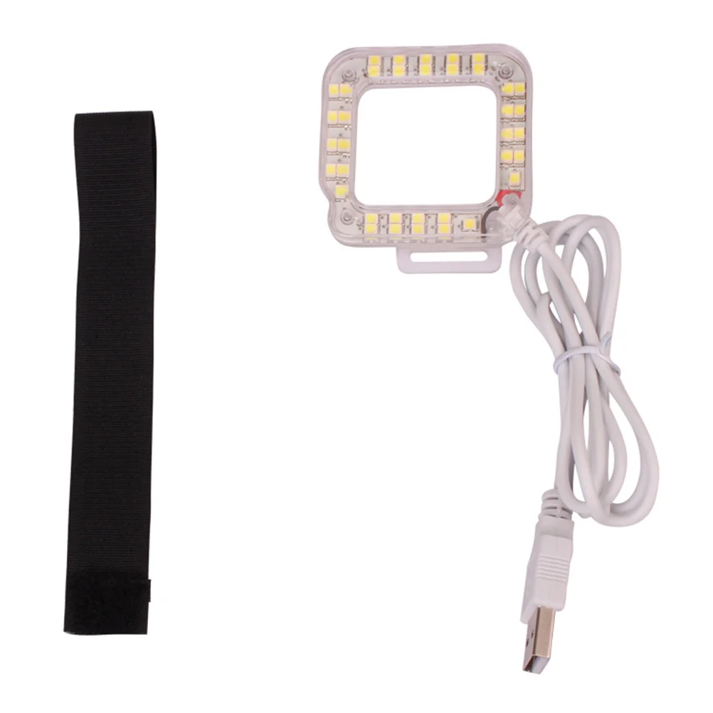 

20 Led Ring Light For 3+ Housing Durable Lightweight Shadowless Illumination Usb Powered Camera