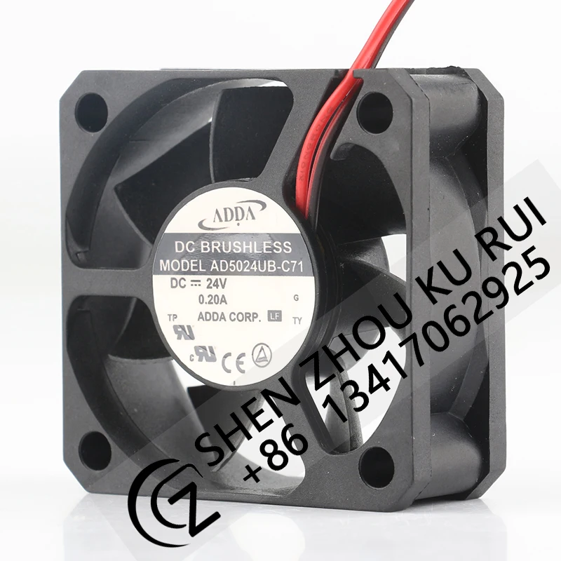 ADDA DC 24V 0.20A AC EC 5020 Double ball bearing Power converter Super quiet Cooling fan