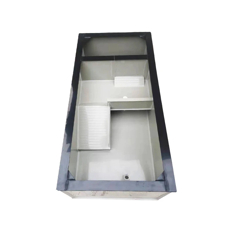 Multifunctional imitation ecological new pp board plastic yellow, white and black independent turtle tank aquarium ornamental
