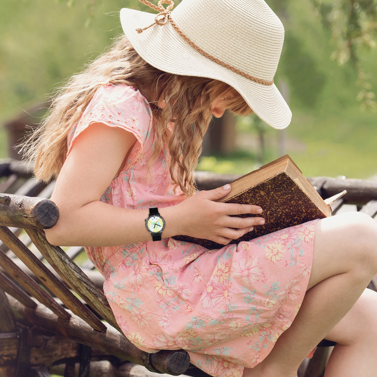 Easter Egg Rabbit Watch Fashionable Stylish Wristwatch Cartoon Pattern Children