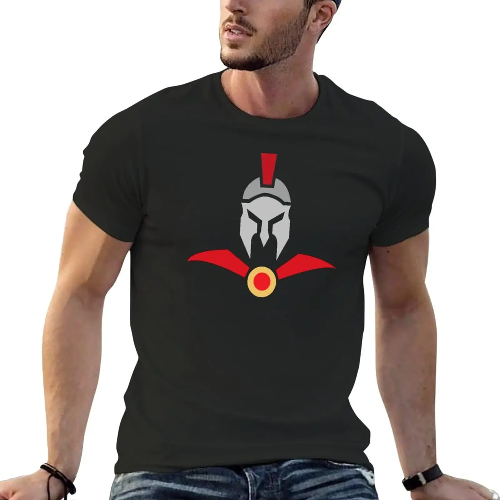 Spartan Image T-Shirt vintage oversizeds mens funny t shirts