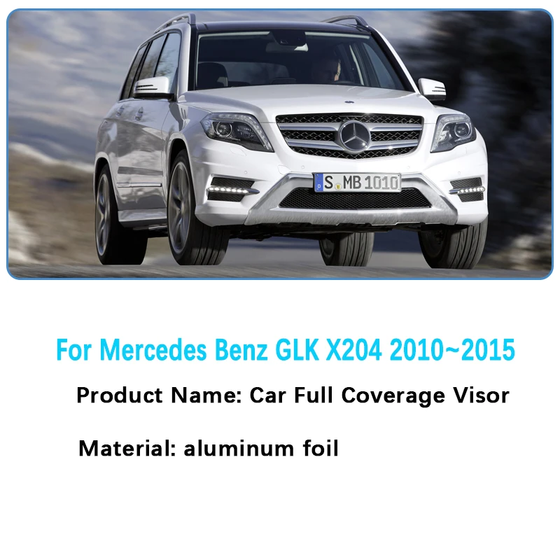 Car Full Coverage Sunshade For Mercedes Benz GLK X204 2008~2015 GLK280 GLK300 GLK350 GLK220 250 Windshield Visor Car Accessories