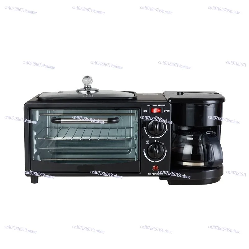 3-in-1 Multifunctional Student Breakfast Machine - Toaster Omelette Maker Coffee Brewer Combination for Convenient Morning