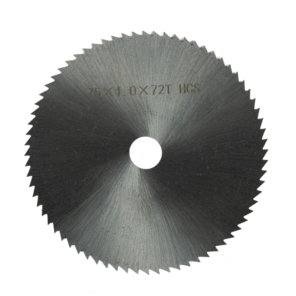 Imagem -05 - Hss Circular Saw Blade 72t Angle Grinder Cutting Polishing Tool Woodworking Disco de Corte para Madeira Plástico Alumínio Pcs 3in 75 mm