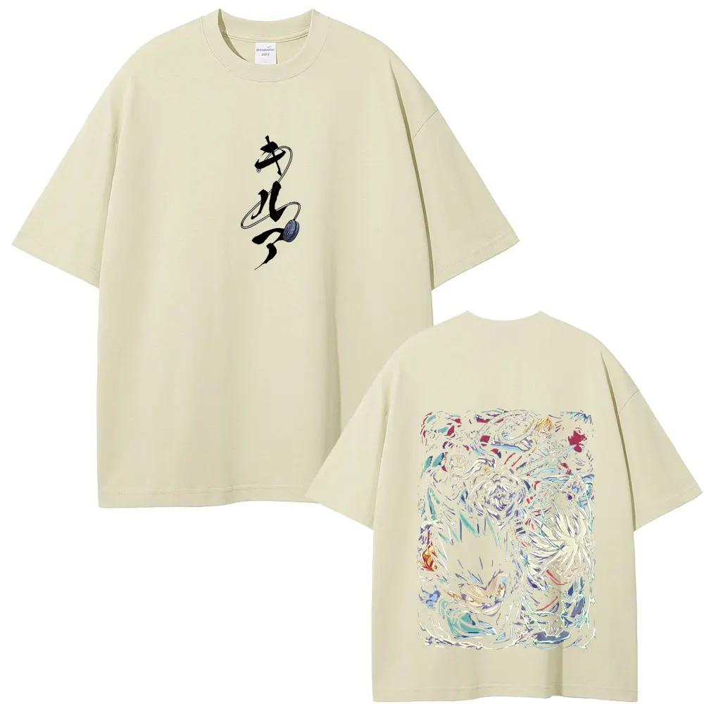 Anime Hunter X Hunter Gon Freecss Killua Zoldyck Kurapika Graphic T Shirts Men Women Casual T-shirt Male Vintage Short Sleeve