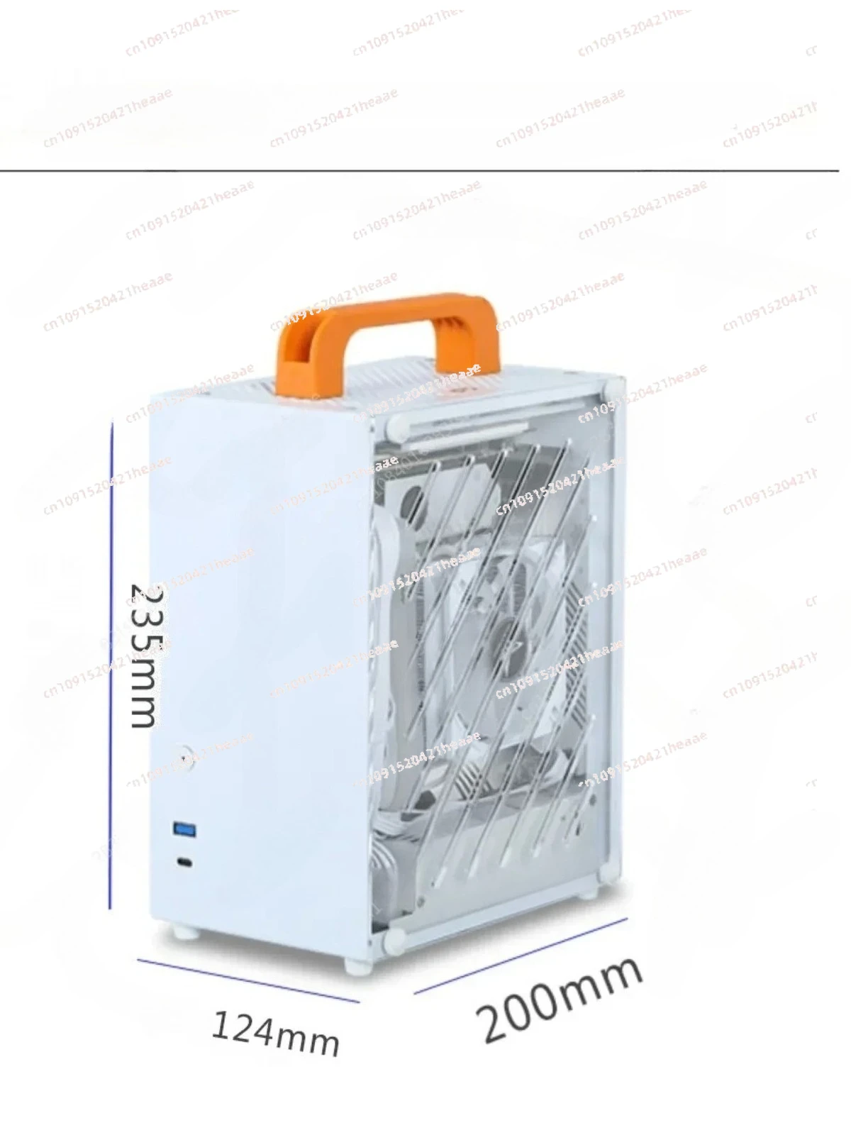 Suitable for Z39 Mini ITX Small Console Box, A4 Portable Handheld Desktop M24