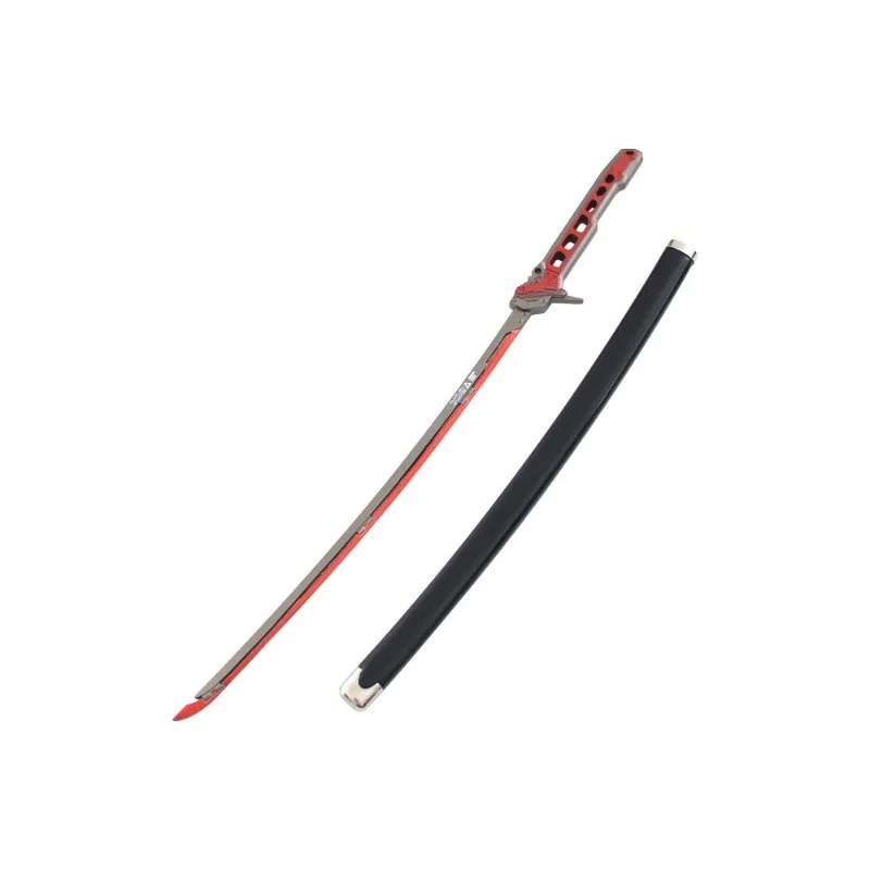 26 cm/10.2in Arena Breakout Thermische Warrior Zwaard Reparatie Legering Schede Spel Wapens Model Metalen Zwaard Speelgoed Ornament Desktop display