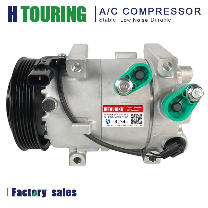 Ac Compressor For Accent Rio 1.6L VS12E Auto Car air conditioner 97701H9150 97701-H9150