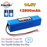 Original 12800mAh Li-ion Battery 14.8V Lydsto R1,Roidmi Eve Plus,Proscenic M7 MAX,M7 Pro,M8 Pro,U6,Lenovo LR1 Vacuum Cleaner