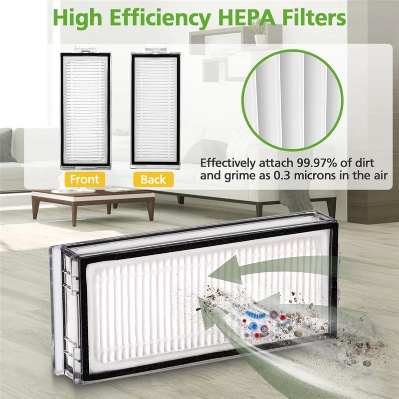 SANQ 15PCS Replacement Parts Forroborock Q7 Q7+ Q7 Max Q7 Max+ Vacuum Clener Accessories Main Side Brush Filter Mop Cloth