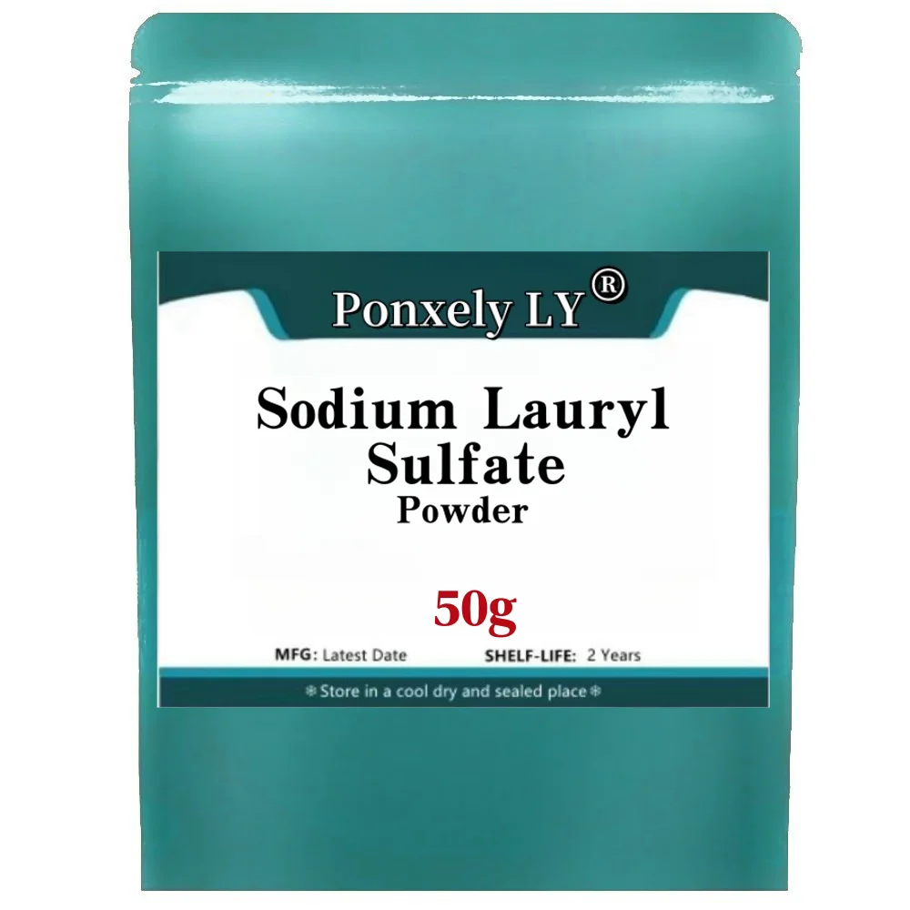 50-1000g Hot Selling Sodium Lauryl Sulfate Powder Sls Cleaning Foaming High Activity Surfactant Cosmetic Material