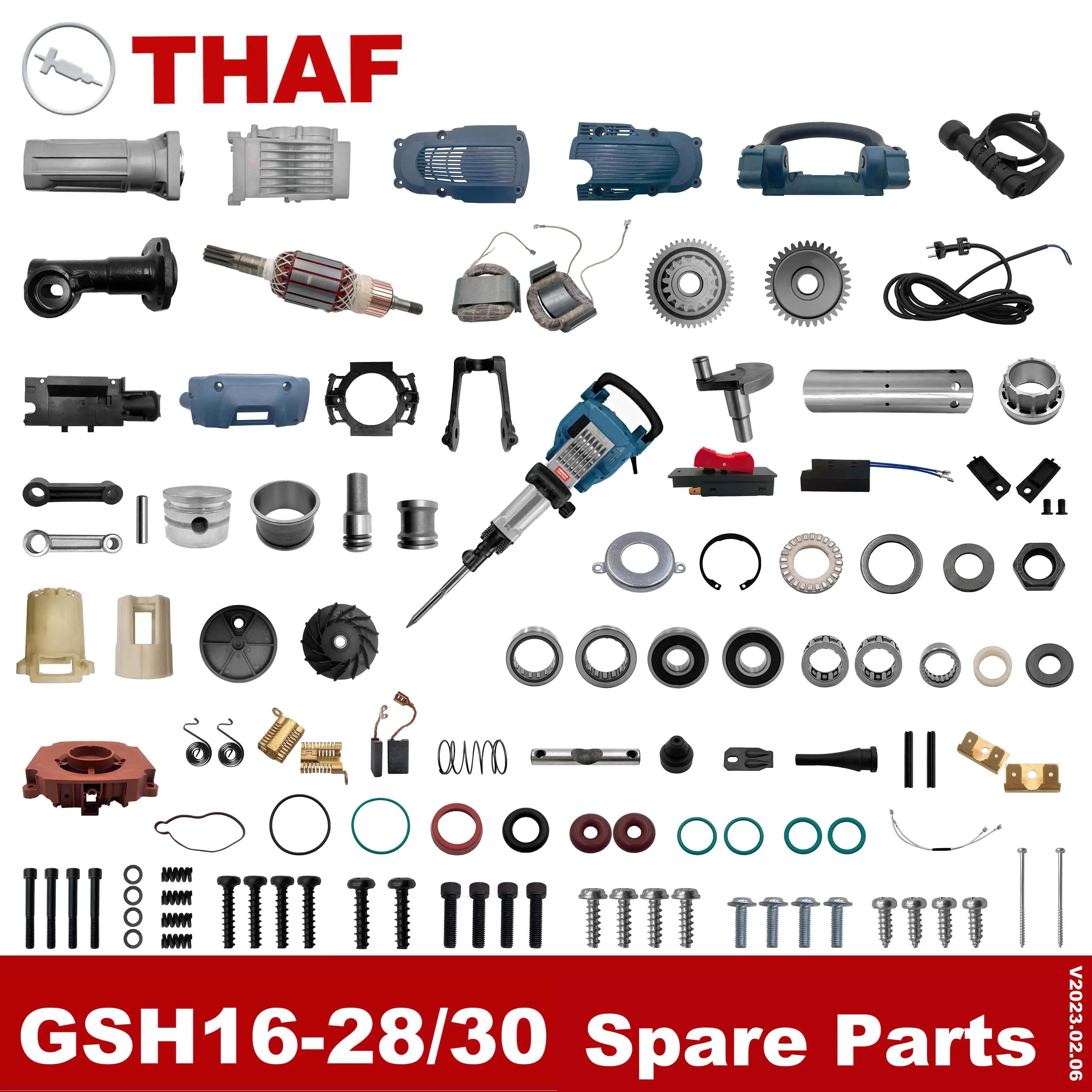 Imagem -03 - Sobressalentes para Bosch Demolition Hammer Gsh1630 Especial 03 Peças