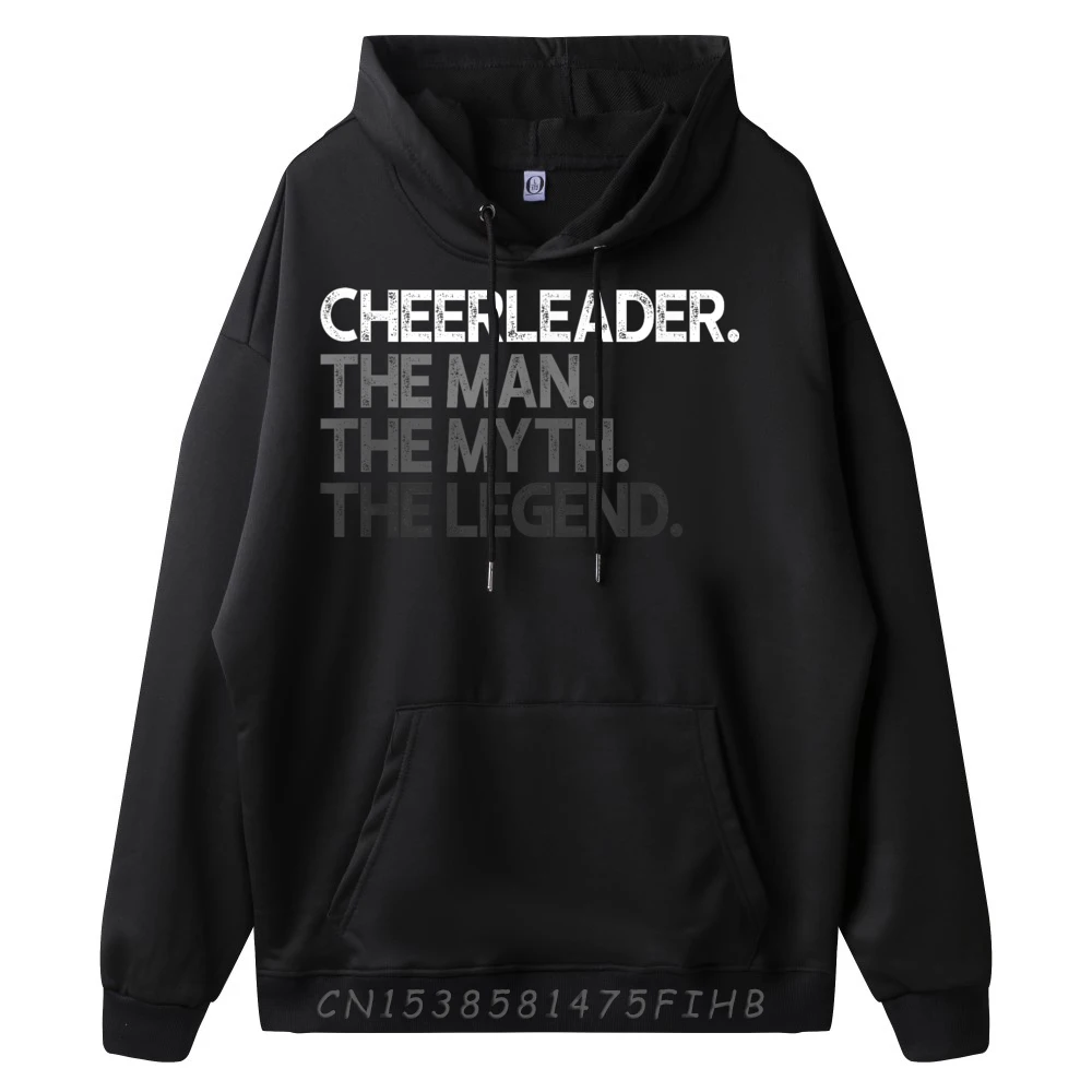 Cheerleader Cheer Leader The Man O Neck Hoodies Lovers Day Hoodies Long Sleeve Classic Casual Hoodies Funny Men