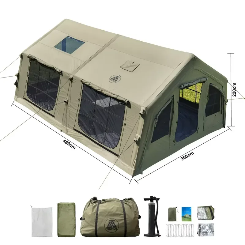 TOURUS Best Selling Air Dome Tent Sizes 5 to 13 Square Meters Hot Item on Sale