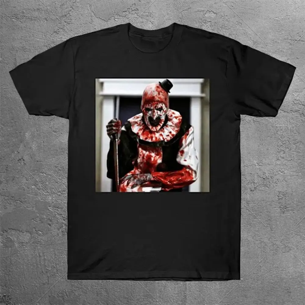 

Футболка Terrifier 2, мужская футболка с коротким рукавом в стиле Харадзюку