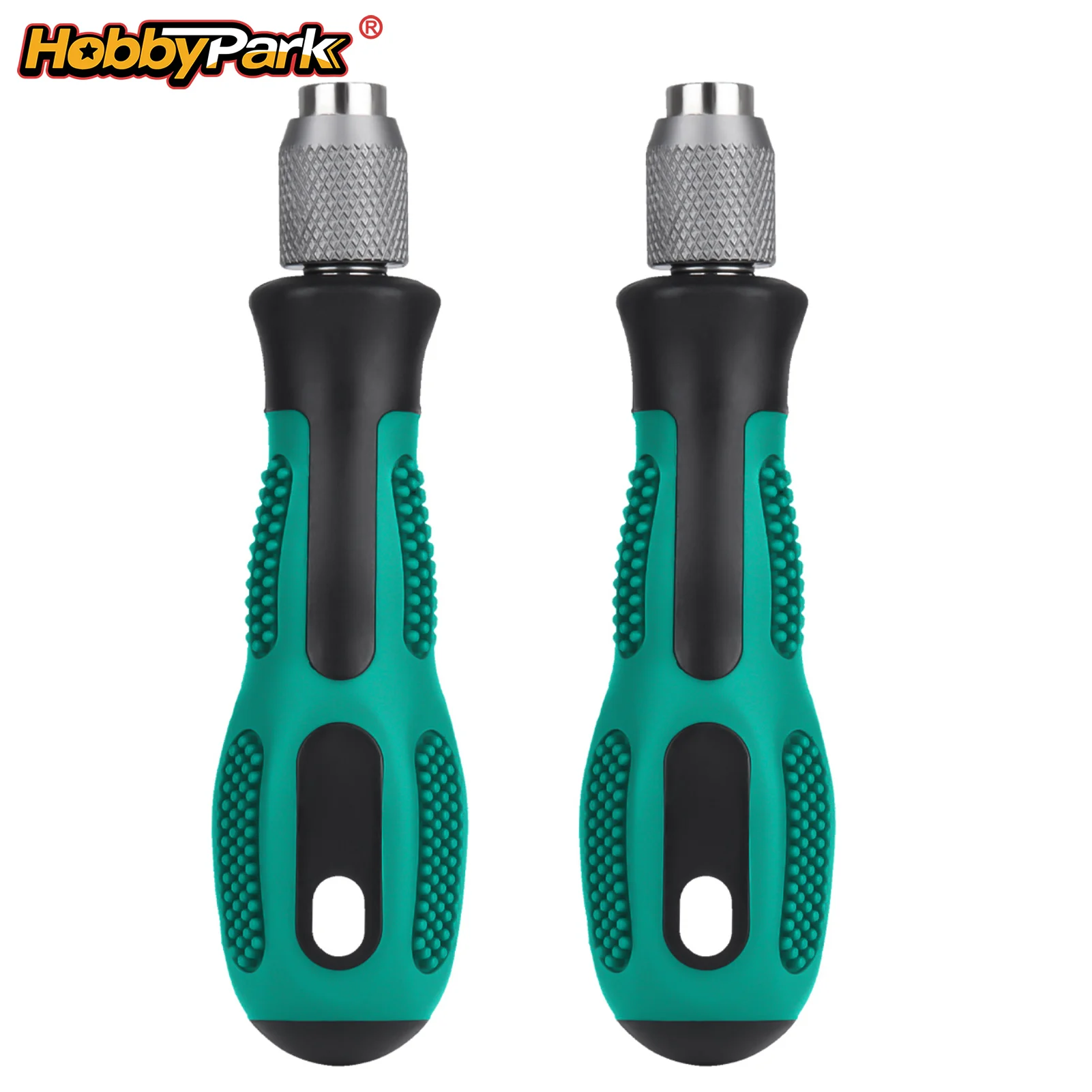 HobbyPark 6.35mm Self-Locking Bit Holder Mini Handle for 1/4