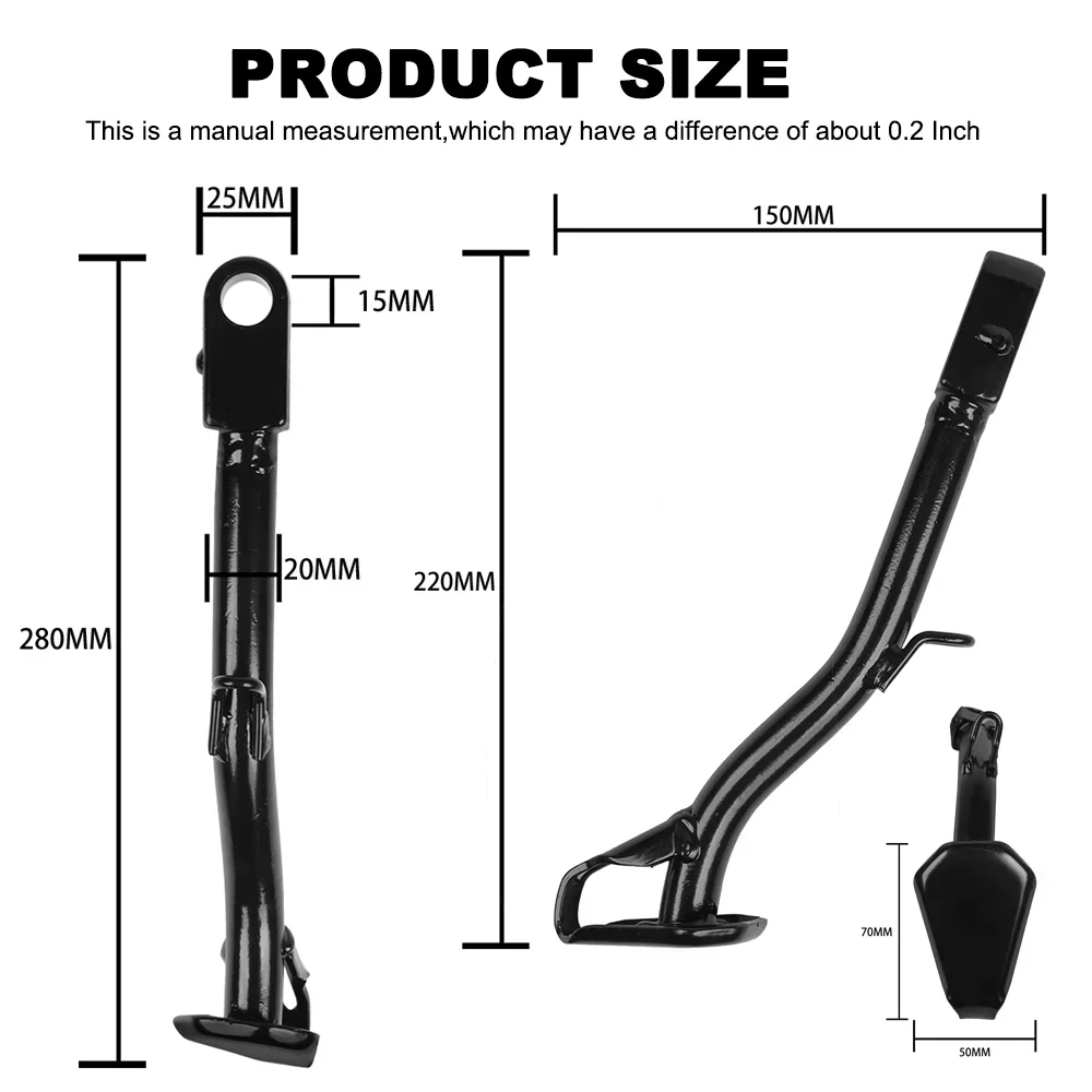 For Benelli TRK502 TRK 502 TRK502X TRK502x TRK 502 X Motorcycle Side Stand Kickstand Parking Bracket Foot Support Stand Holder