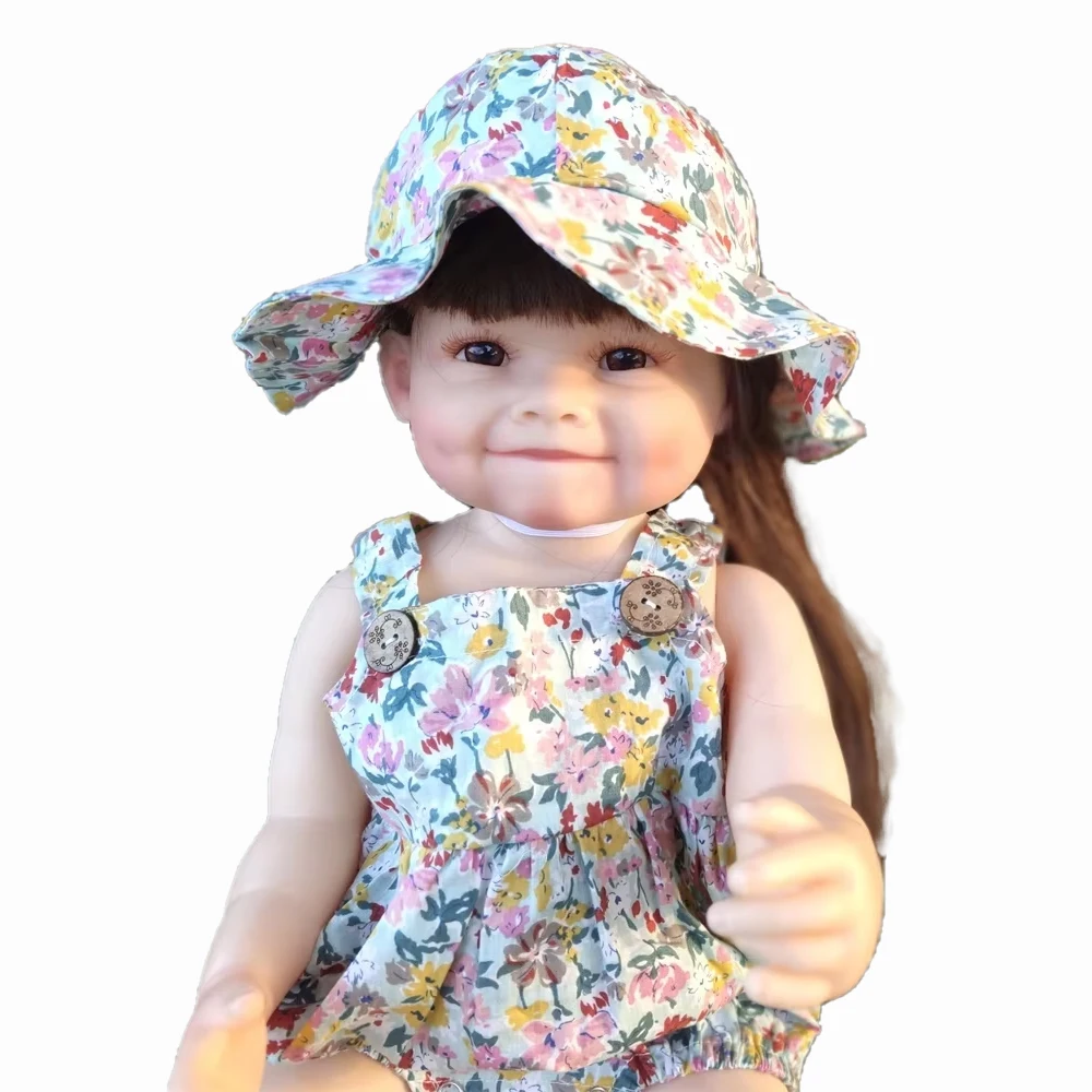 Buy Alive Bebe Reborn Smiling Silicon Dolls Kits Realistic Baby Doll Likelife Creative Gifts for Child
