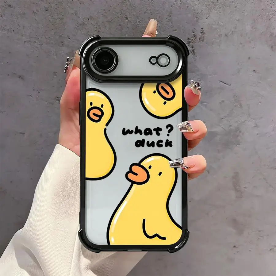 Phone Cover Case for Apple iPhone 17 Pro Max 13 17e 16e 12 Plus 15 16 Pro 11 14 Air Cute Duck Cartoon view 4