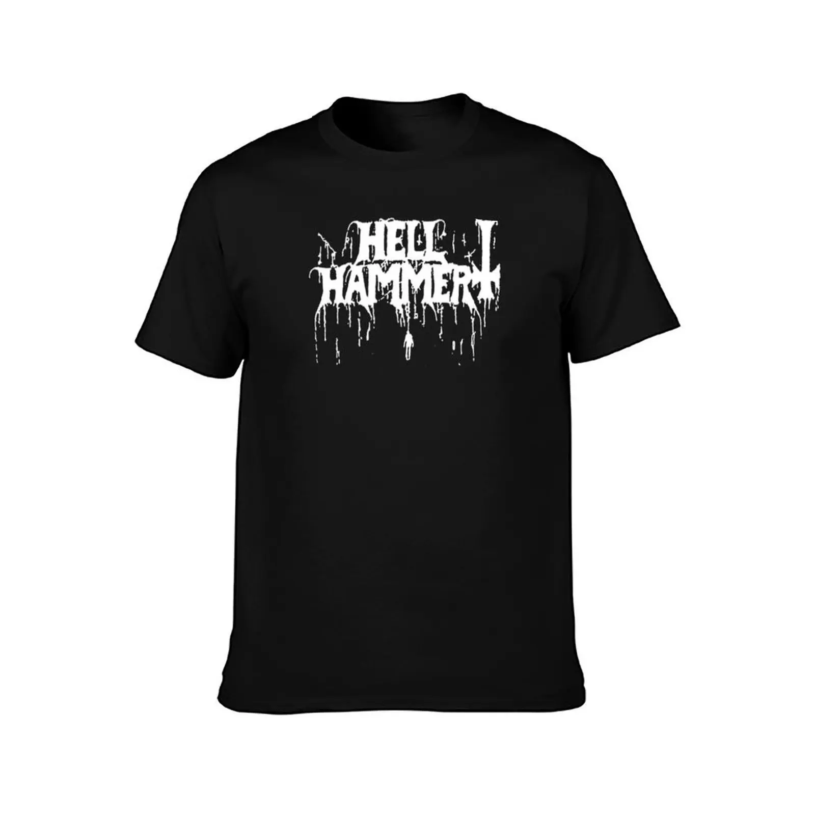 Hellhammer Swiss Switzerland Celtic Frost Satanic Black T-Shirt Daily Work Short Sleeve Top T-Shirt