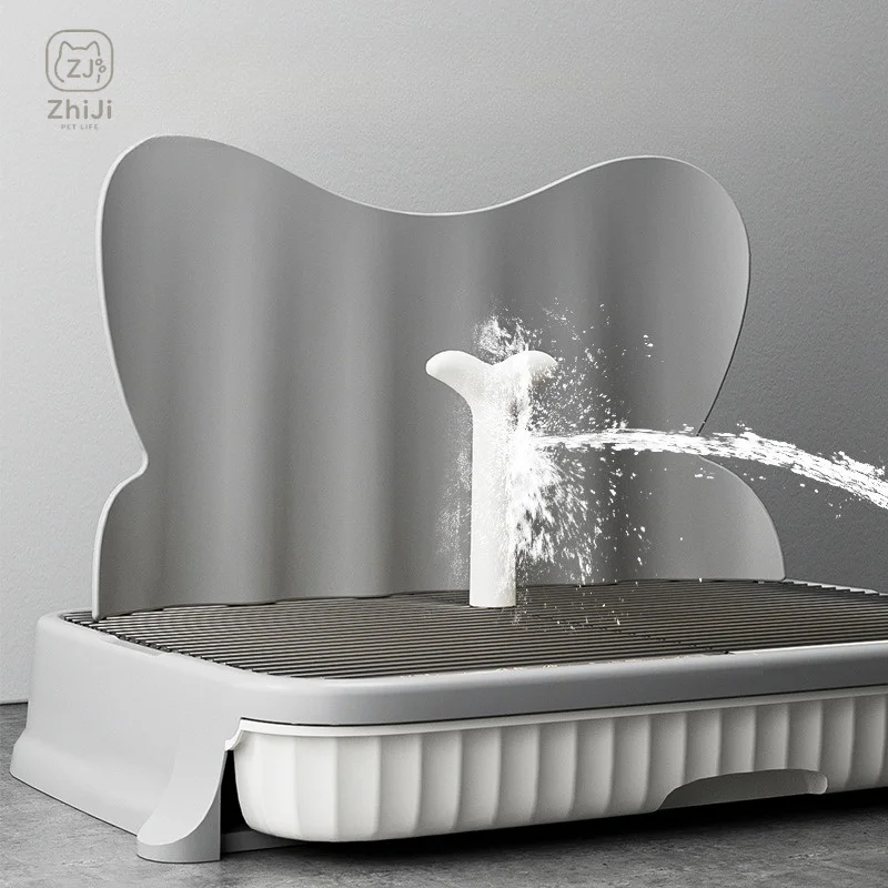 Dog Toilet Portable Dog Potty Pan Trainer Litter Box Large Dog Toilet Anti-splashing Fixed-point Toilet Pet Cleaning Supplies