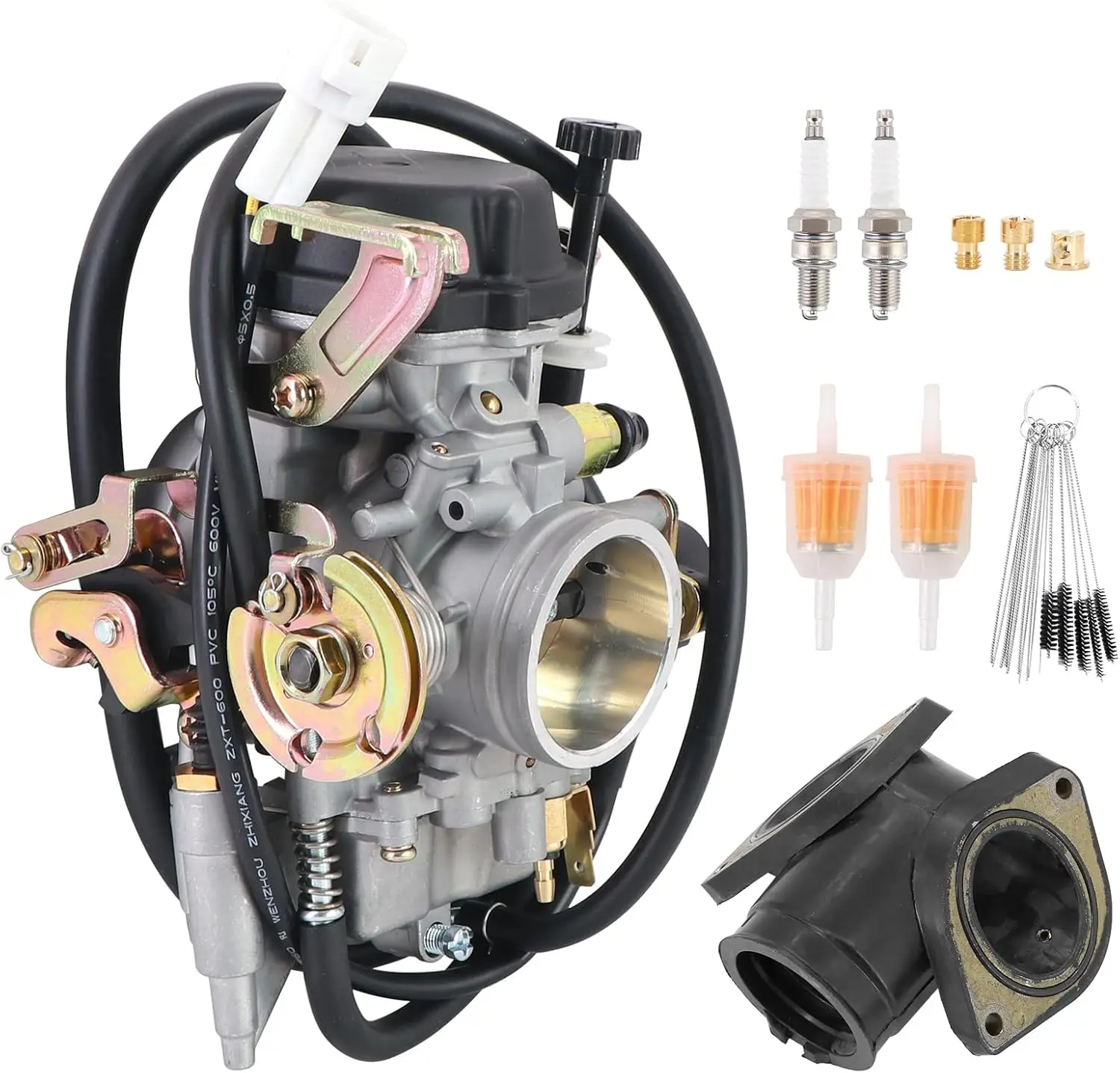 Карбюратор для Yamaha Road Star XV1600 XV1700 4WM-14101-03-00 со свечой зажигания впускного коллектора