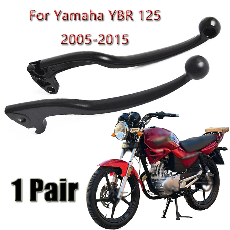 1 Pair Motorcycle Front Brake & Clutch Lever Set For Yamaha YBR 125 2005-2015 Brake Handle Motorbike Parts Accessories