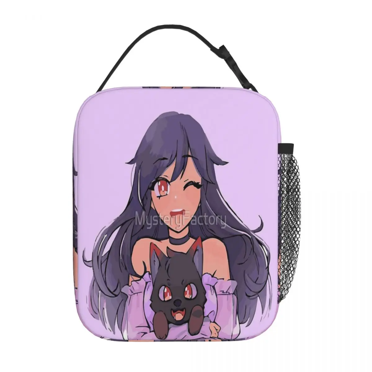 Aphmau con Aaron Dog Lunch Tote Kawaii Bag Lunch Box Kids Lunch Box Thermal