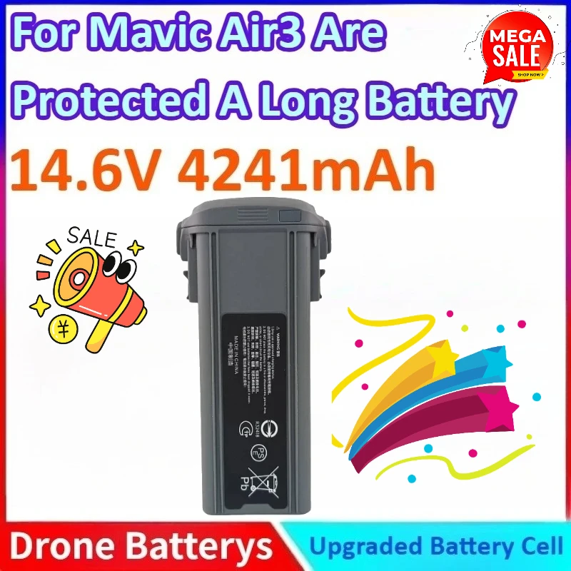 

4241mAh 14.6V The All-new Drone's Intelligent Flight Battery Cells for Mavic Air3 Are Protected A Long Battery Life of 0 Cycles