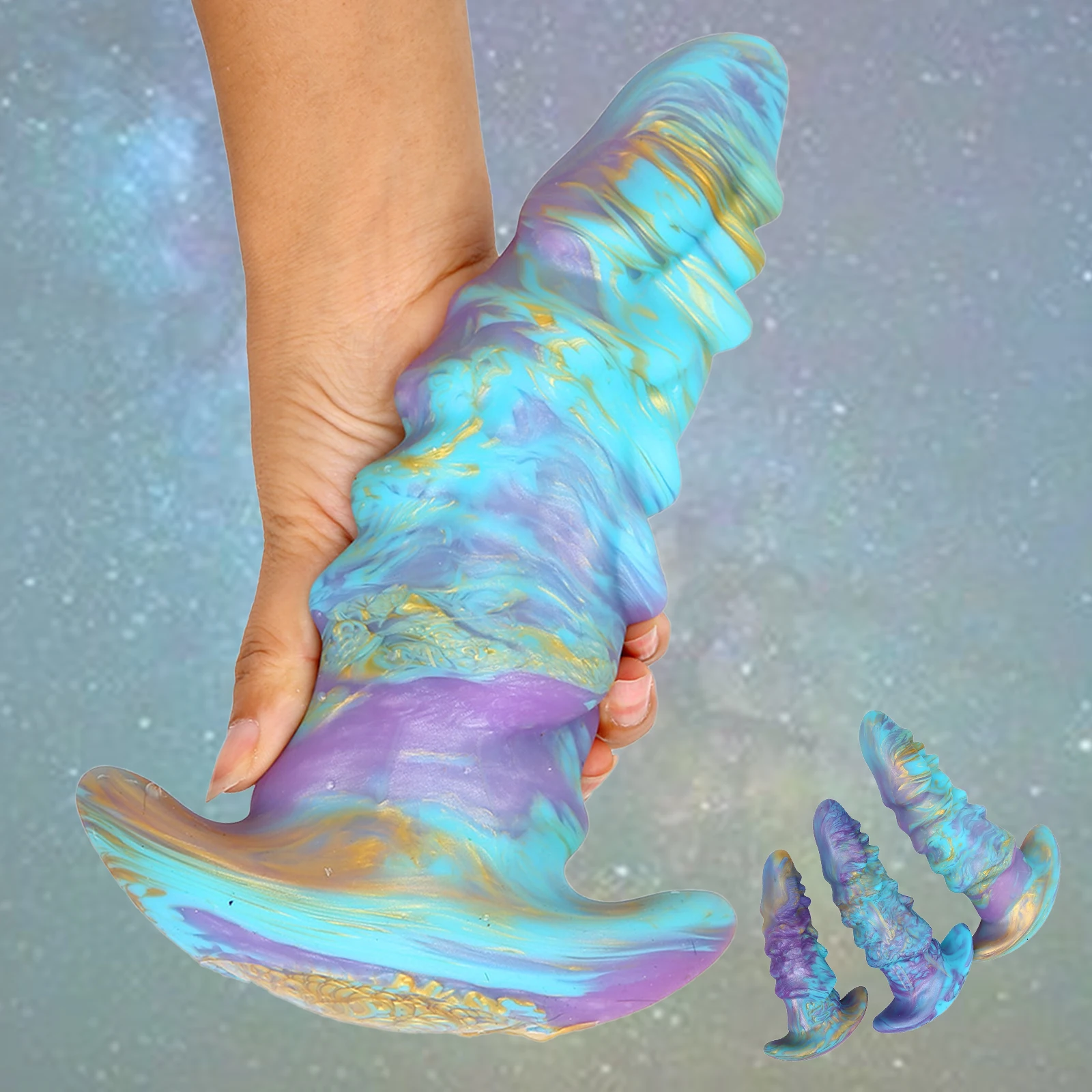 Galaxy Series S/M/L Silikonowa wtyczka do butów Anal Ass Plug Początkujący Trener prostaty Mężczyzna Kobieta Gay Dildo Dorosła para Sex Toys Sexshop