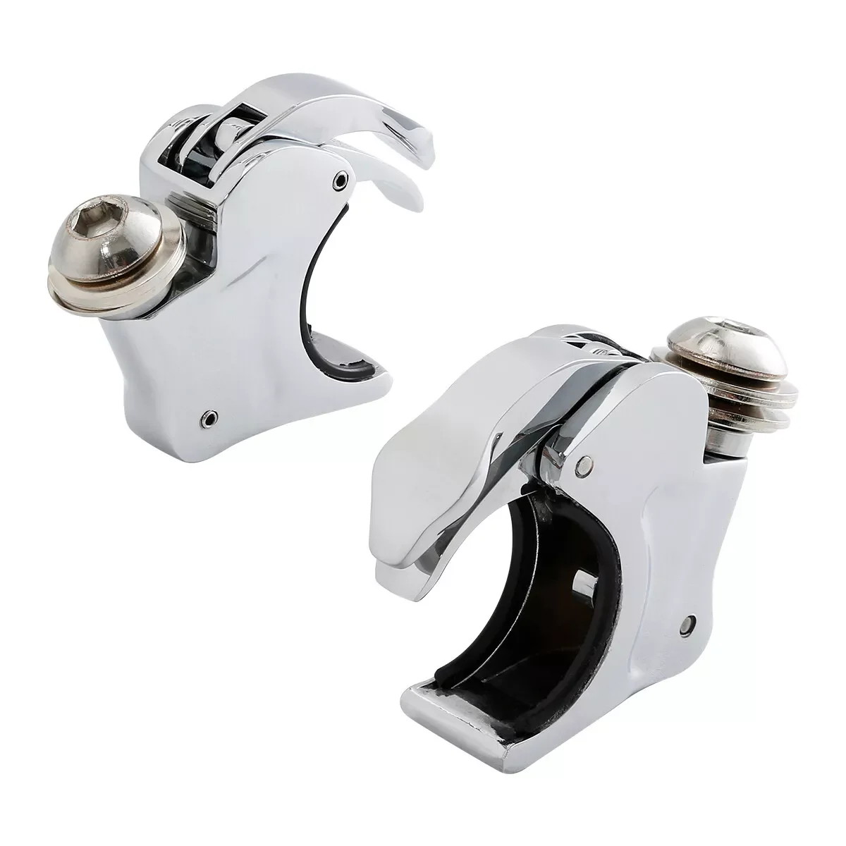 Motorcycle 39mm 49mm Quick Release Windscreen Clamps For Harley Dyna Sportster Street Fat Bob Wide Super Glide Forty Eight FXDB