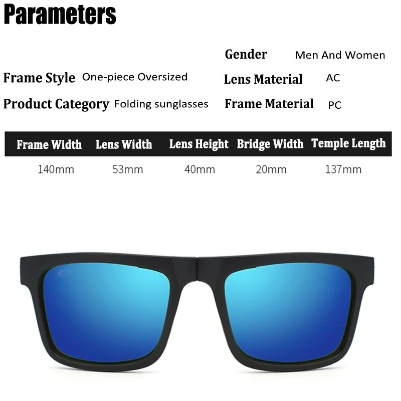 OREY Gafas De Sol plegables para hombre y mujer, Gafas De Sol plegables para deportes De ciclismo, Gafas De Sol UV400