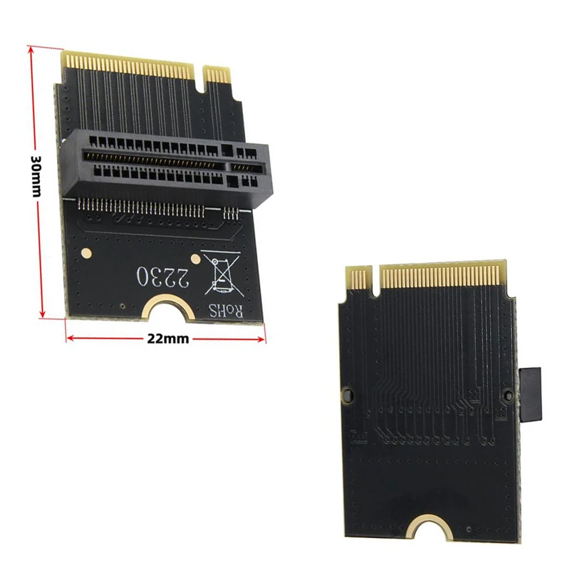 

PCIe 4.0 Vertical Test Adapter Card for M.2 NVMe SSD Plug & Play Driver-Free Compatible with Windows/Linux/Mac