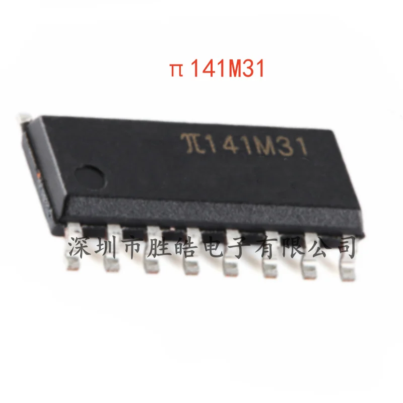 

(5PCS) NEW π141M31 Enhanced ESD 3kVrms 10Mbps Four-Channel Digital Isolator SOIC-16 π141M31 Integrated Circuit