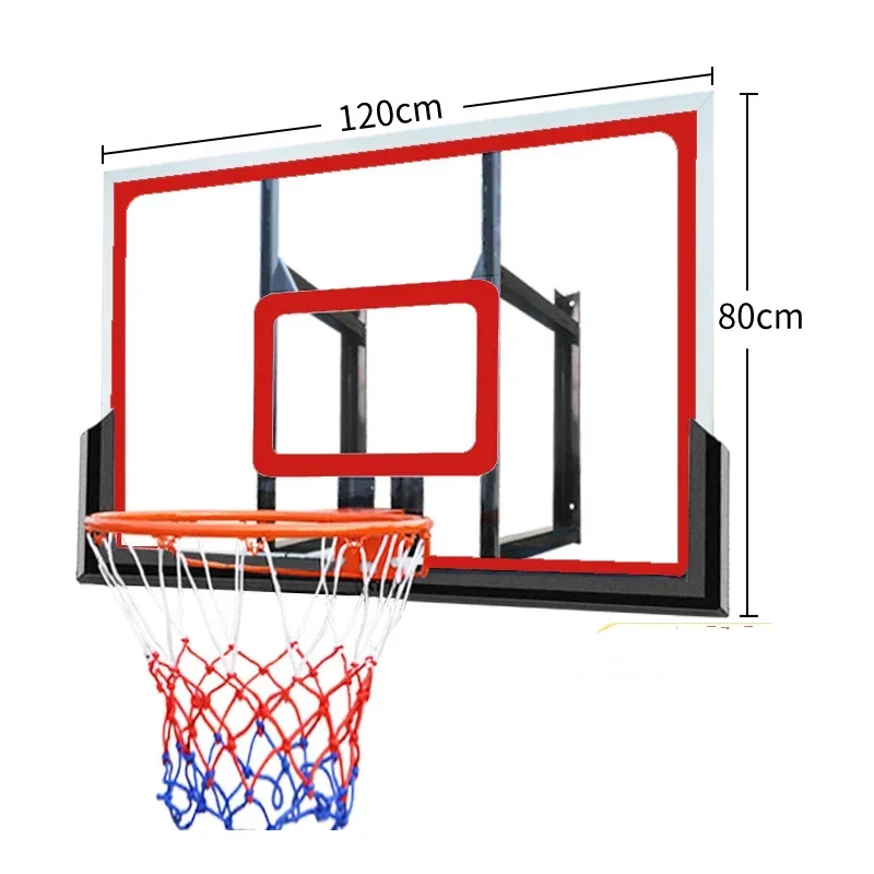กระดานหลังบาสเก็ตบอลติดผนังพร้อมชุดโครงห่วง Pro ชุดบาสเก็ตบอลมินิในร่มแบบห่วงเหนือประตู