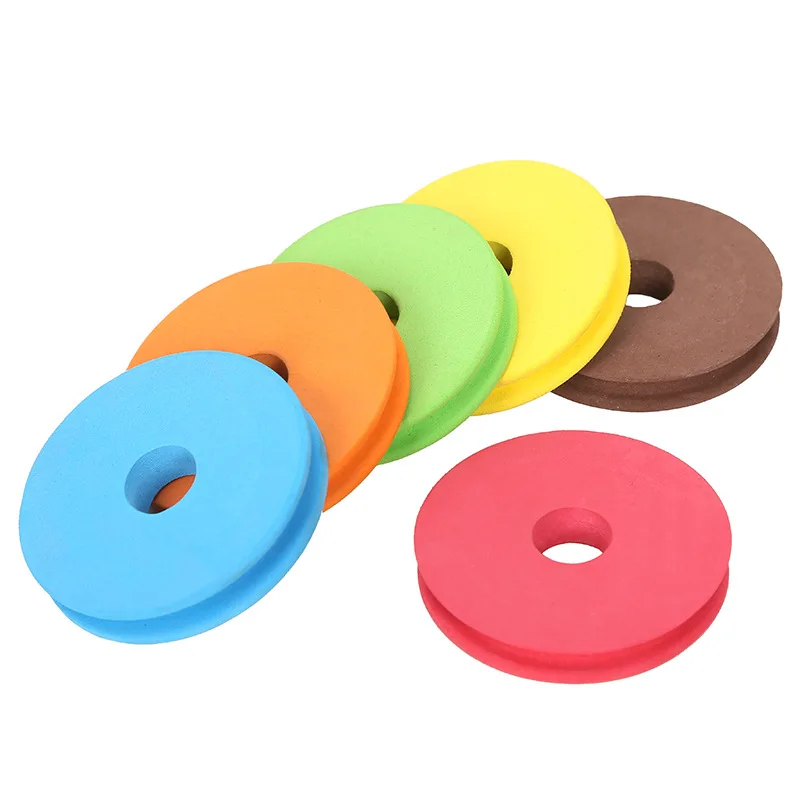 PRO BEROS 100Pcs Fishing Line Spool EVA Foam Fishing Winding Board Plates Rig Fly Fishing Gear Organizer for Fishing Line
