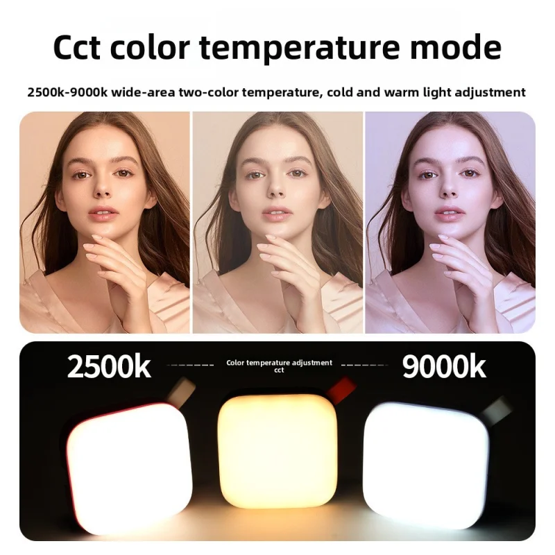 Portable Mini Rechargeable Led Selfie Fill Lamp For Cell Phone Beauty And Live Streaming Lighting Handheld Led Pocket Fill Light
