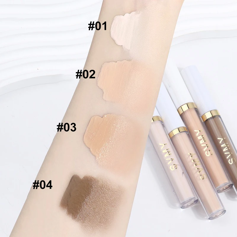 Crema correttore liquido opaca ad alta copertura impermeabile controllo olio idratante correttore a lunga durata trucco professionale per il viso