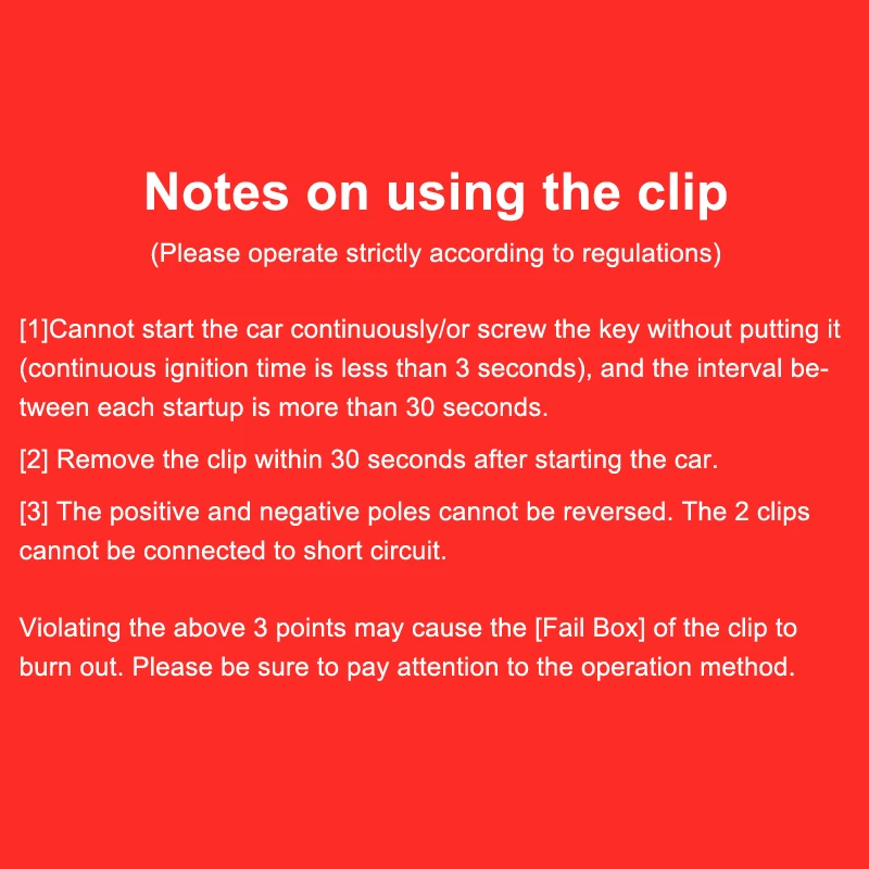 ⭐ 1 Piece Jump Starter Alligator Clip Starting Device Emergency Battery Jump Cable Clamps For Car 12V With EC5 Plug Connector view 5