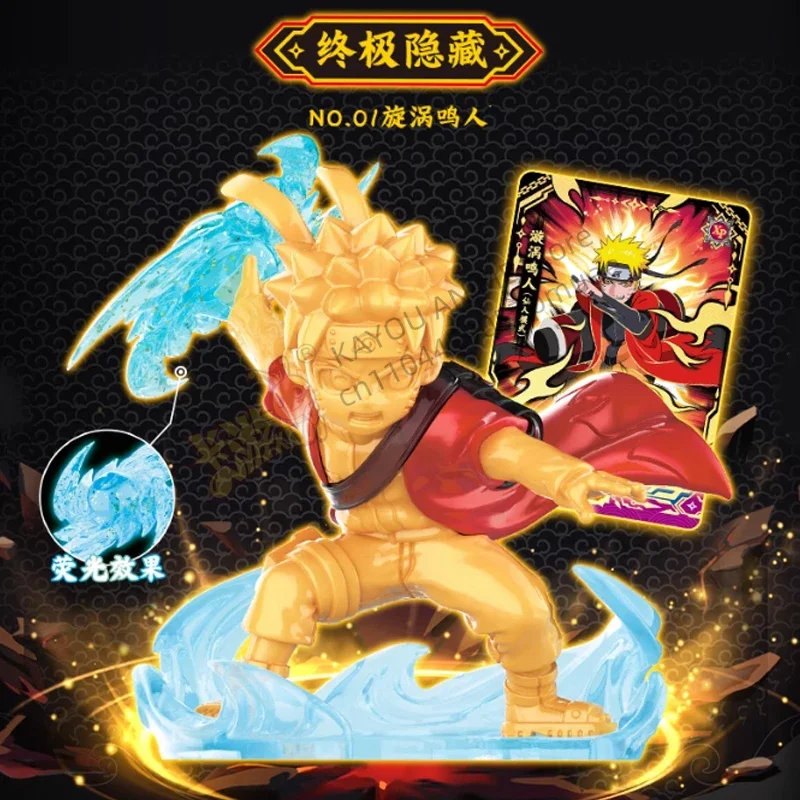 

Набор аниме-фигурок KAYOU Naruto - Саске Учиха Узумаки, резиновая кукла, модель, Коллекционная игрушка с картой Polaroid для фанатов, подарок