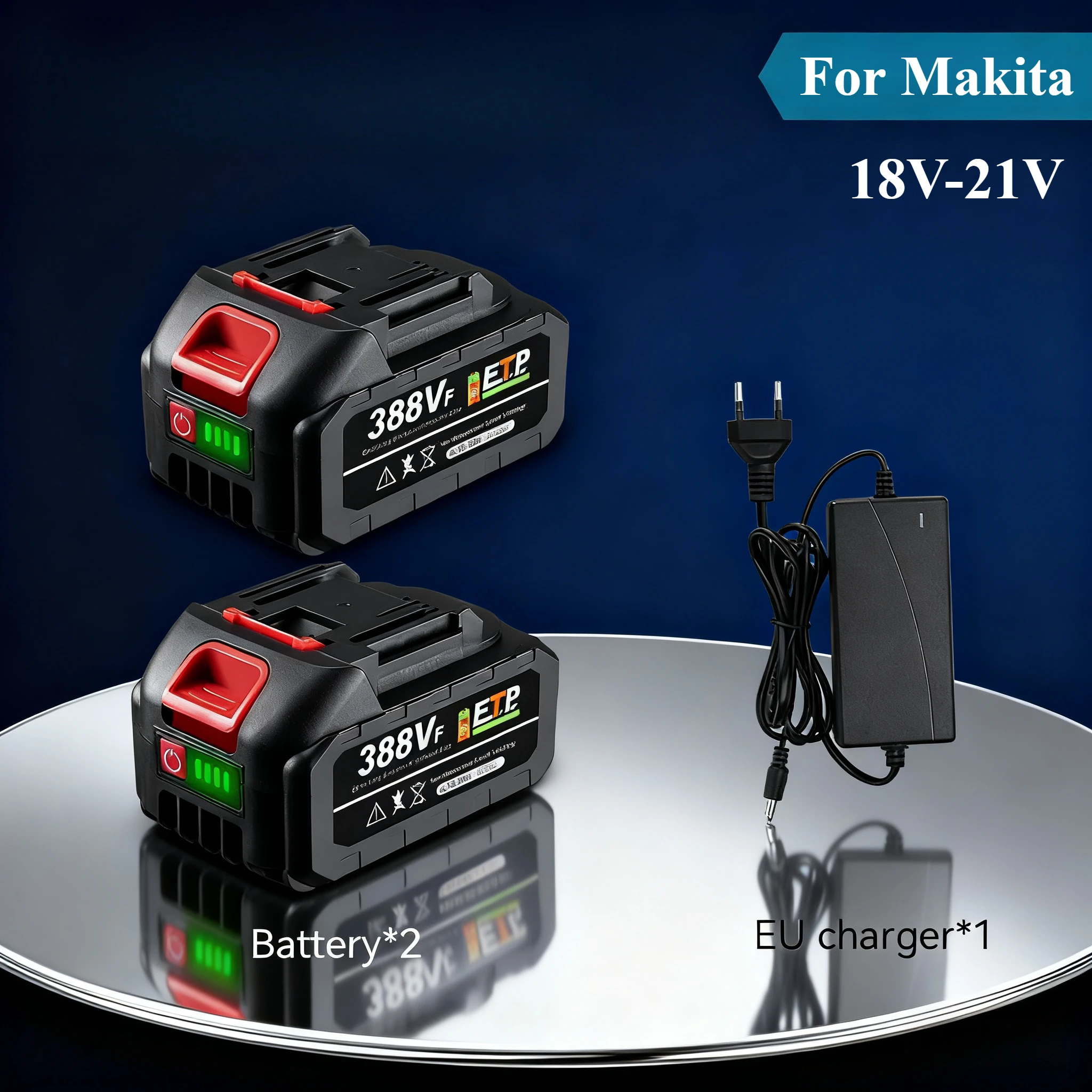 

For Makita 18V 388VF Battery 22500mAh 15000mAh 928VF 128VF Large Capacity Rechargeable Lithium Ion Electric Power Tool Battery