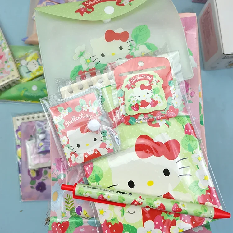 Famous Products Sanrio Huayu Series Stationery Blind Bag Kuromi Hello Kitty Melodyrecreation Club Pen Book